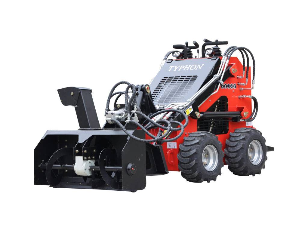 TYPHON Skid Steer Loader Snow Blower Attachment