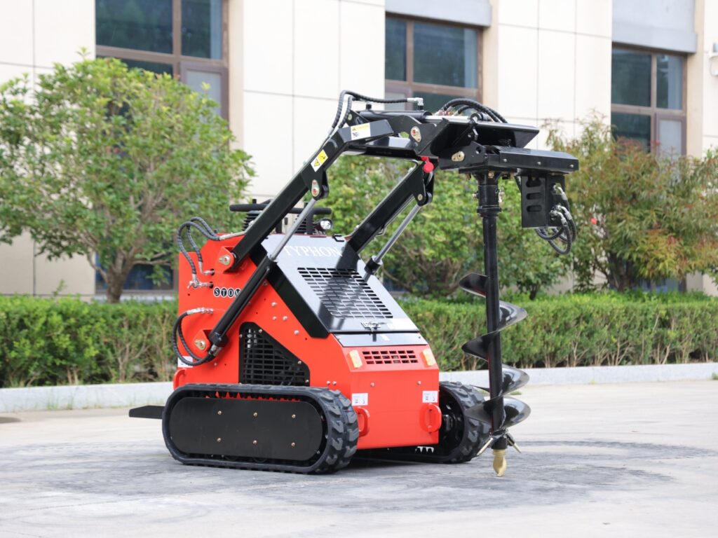 skid steer with auger