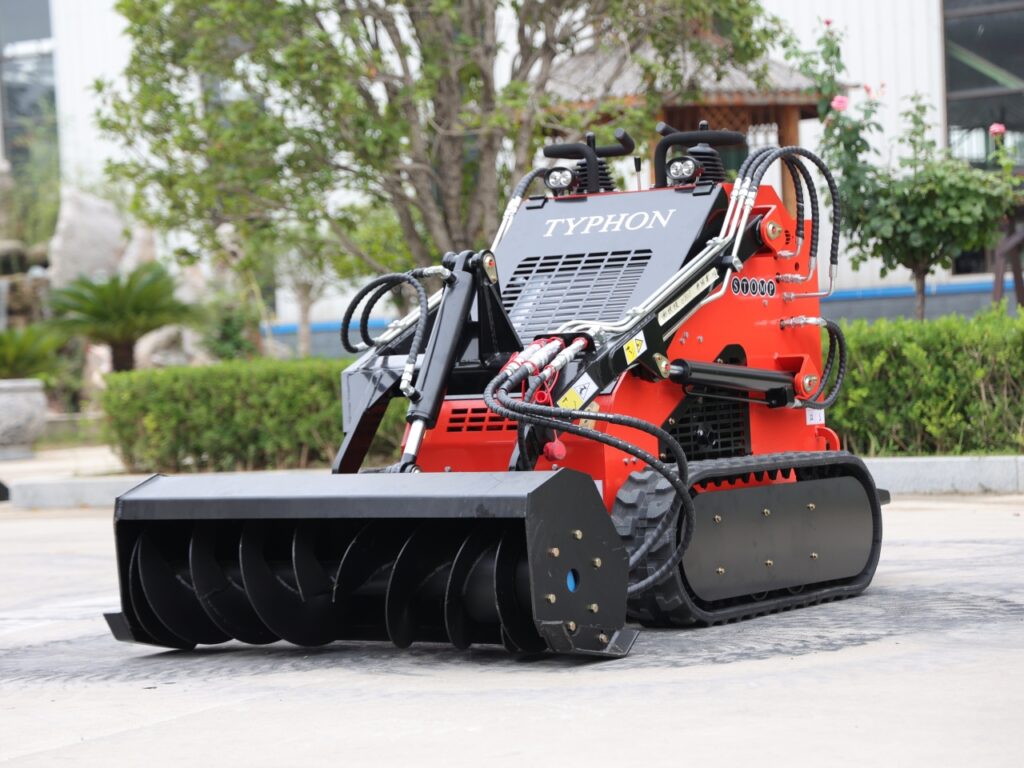 skid steer trench filler attachment