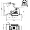 Skid-Steer Loader Tracked 22.1 HP Honda EPA Gasoline Engine for Gardens, Farming - Image 4