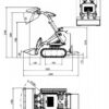 Skid Steer Loader Tracked 22.1 HP Honda EPA Gasoline Engine for Gardens, Farming - Image 4