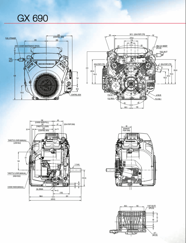 Skid Steer Loader Tracked 22.1 HP Honda EPA Gasoline Engine for Gardens, Farming - Image 5