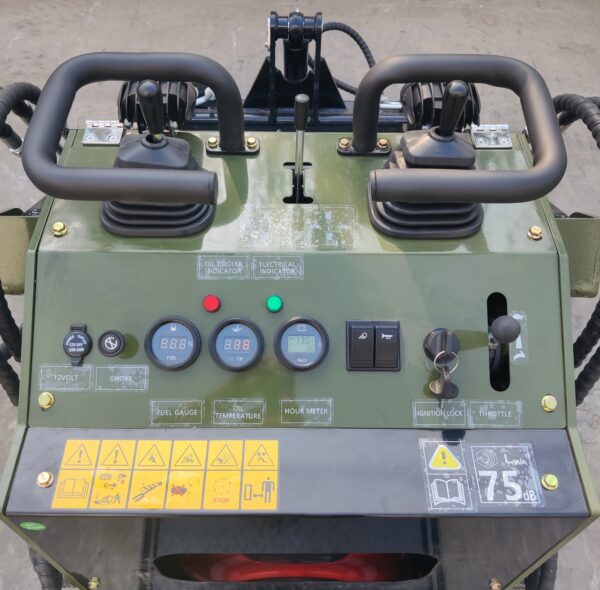 Skid Steer Loader Tracked 22.1 HP Honda EPA Gasoline Engine for Gardens, Farming - Image 6