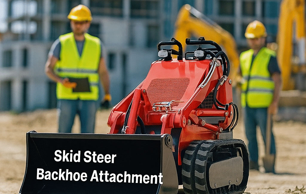 skid steer backhoe attachment