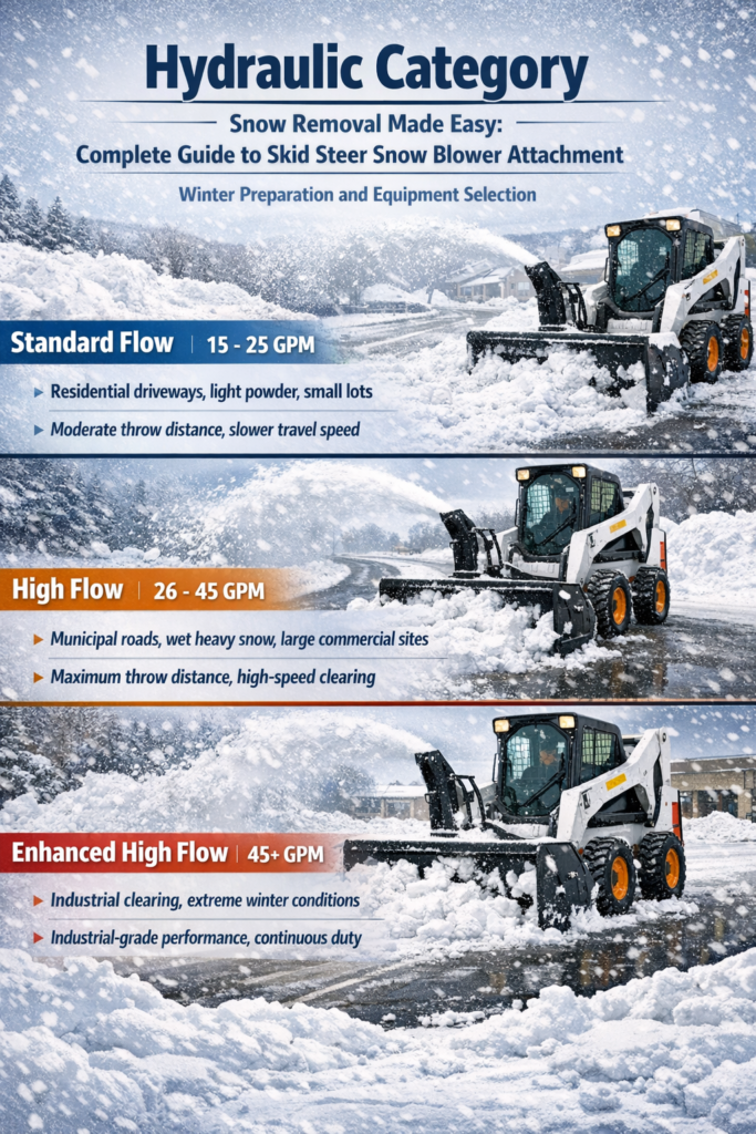TYPHON Skid Steer Snow Blower Attachment Visual Image