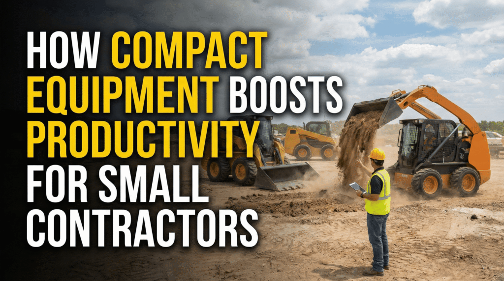 Small Equiment Unlock the power of Compact Equipment for Small Contractors