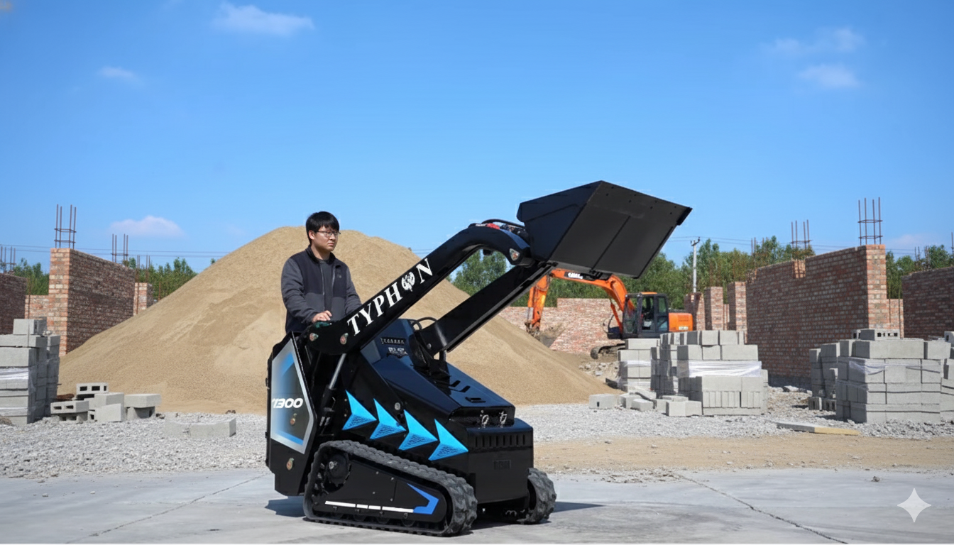 TYPHON NAGA 4.0 Zero Tail Swing Excavator for tight spaces