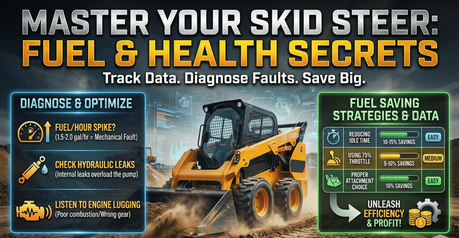 Top 7 Tips on How to Reduce Skid Steer Fuel Consumption