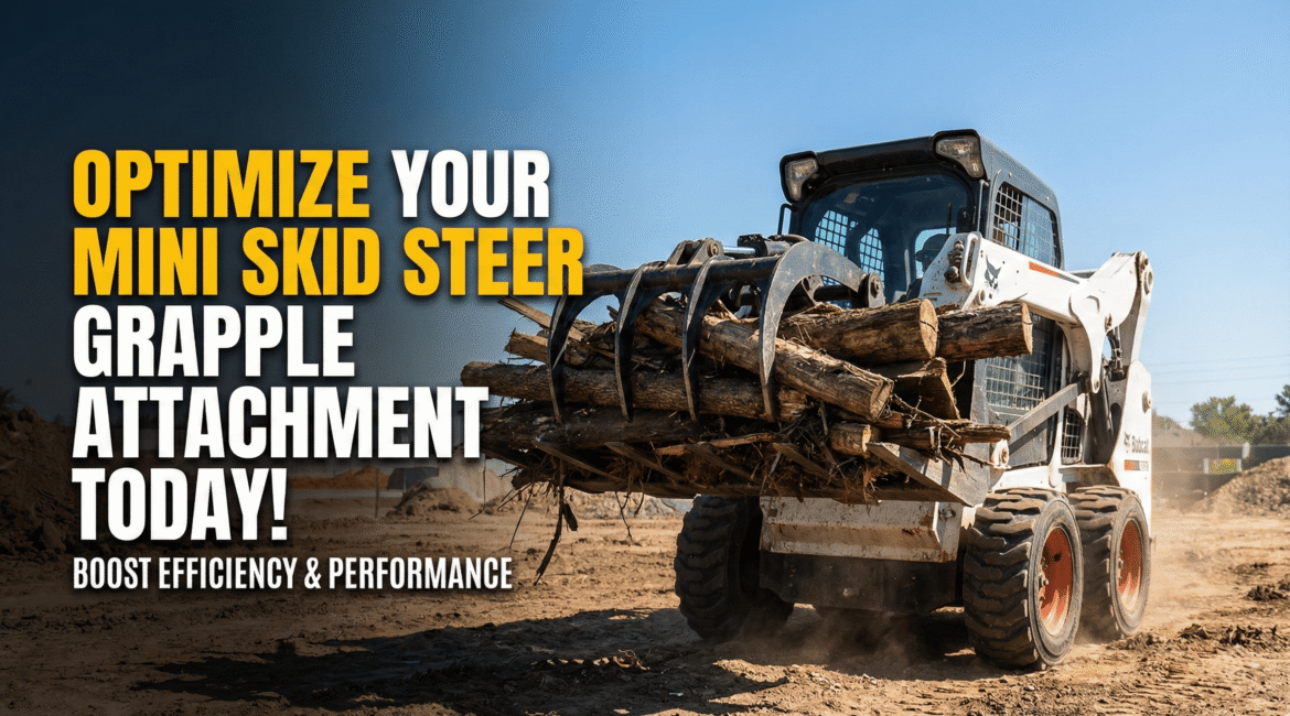 Mini Skid Steer Grapple Attachment