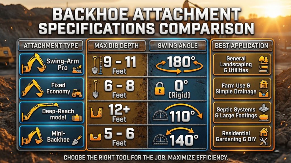 Skid Steer Backhoe Attachments