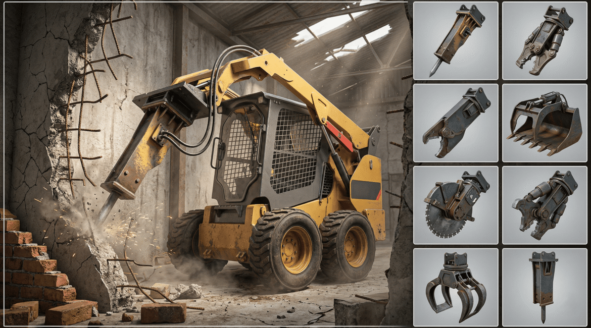 Top 8 Skid Steer Attachments