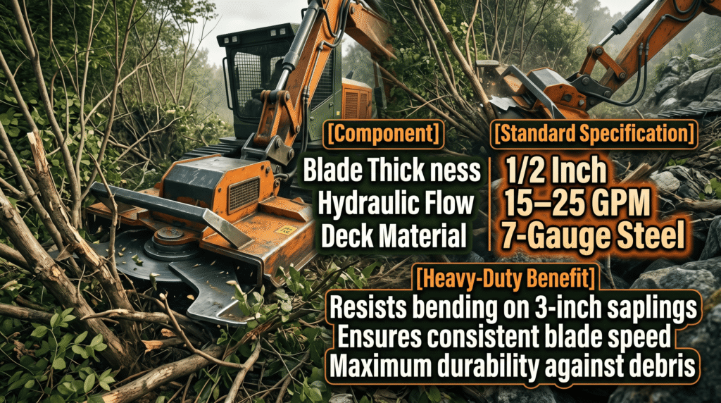 Skid Steer Brush Hog Features