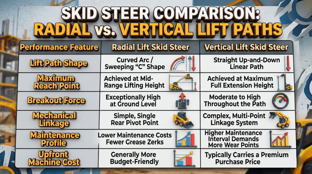 Radial vs. Vertical Lift Models Comparison