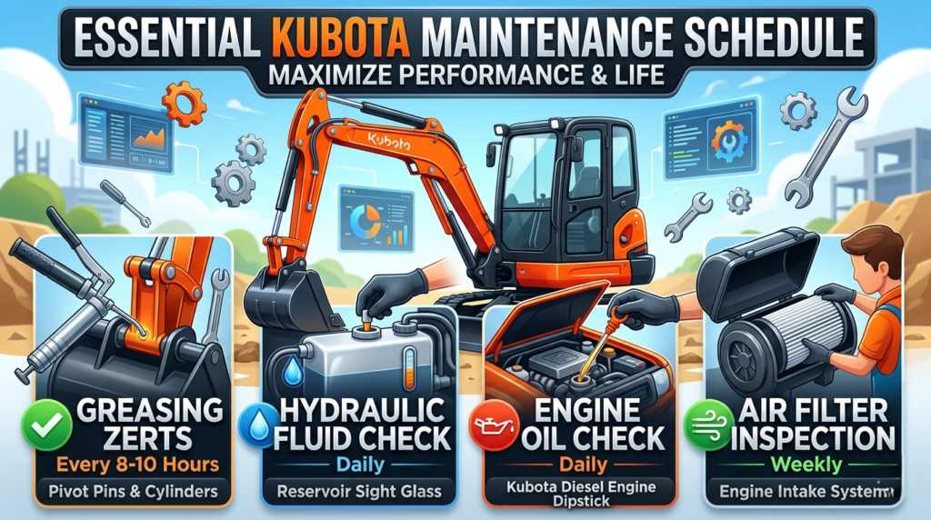Skid Steer Maintenance Tips schedule
