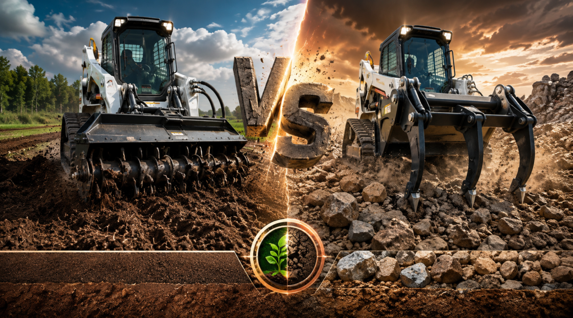 Rotary Tiller Vs. 3-Tooth Ripper