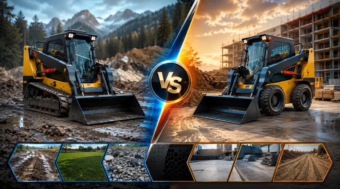 Tracked vs Wheeled Mini Skid Steers