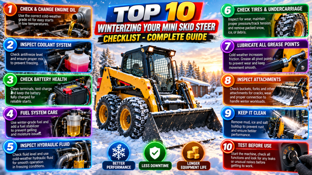 Winterizing Your Mini Skid Steer Checklist